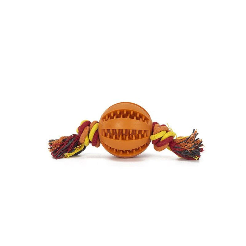 "Get It Today! Interactive Dog Chew Toy Ball - Fun & Dental Care in One!"