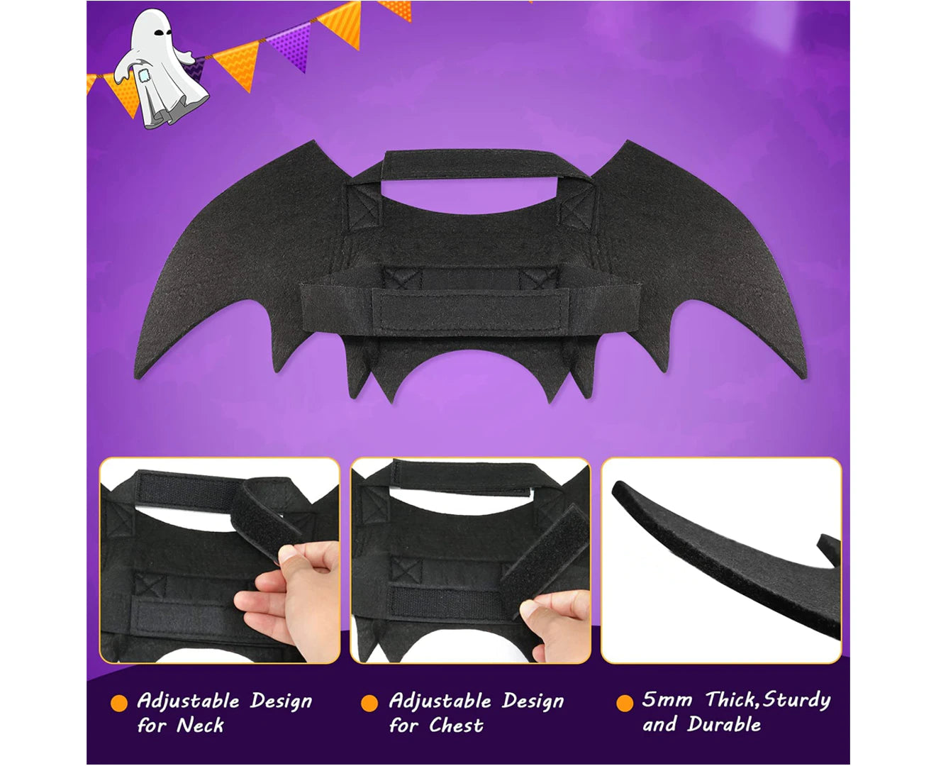 Dog Bat Costume - Halloween Pet Costume Bat Wings Dog Costume Pet