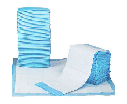 Blue 50Pcs Pet Training Pads 400/200 Puppy Dog Toilet Pee Indoor Super Absorbent 60X60Cm