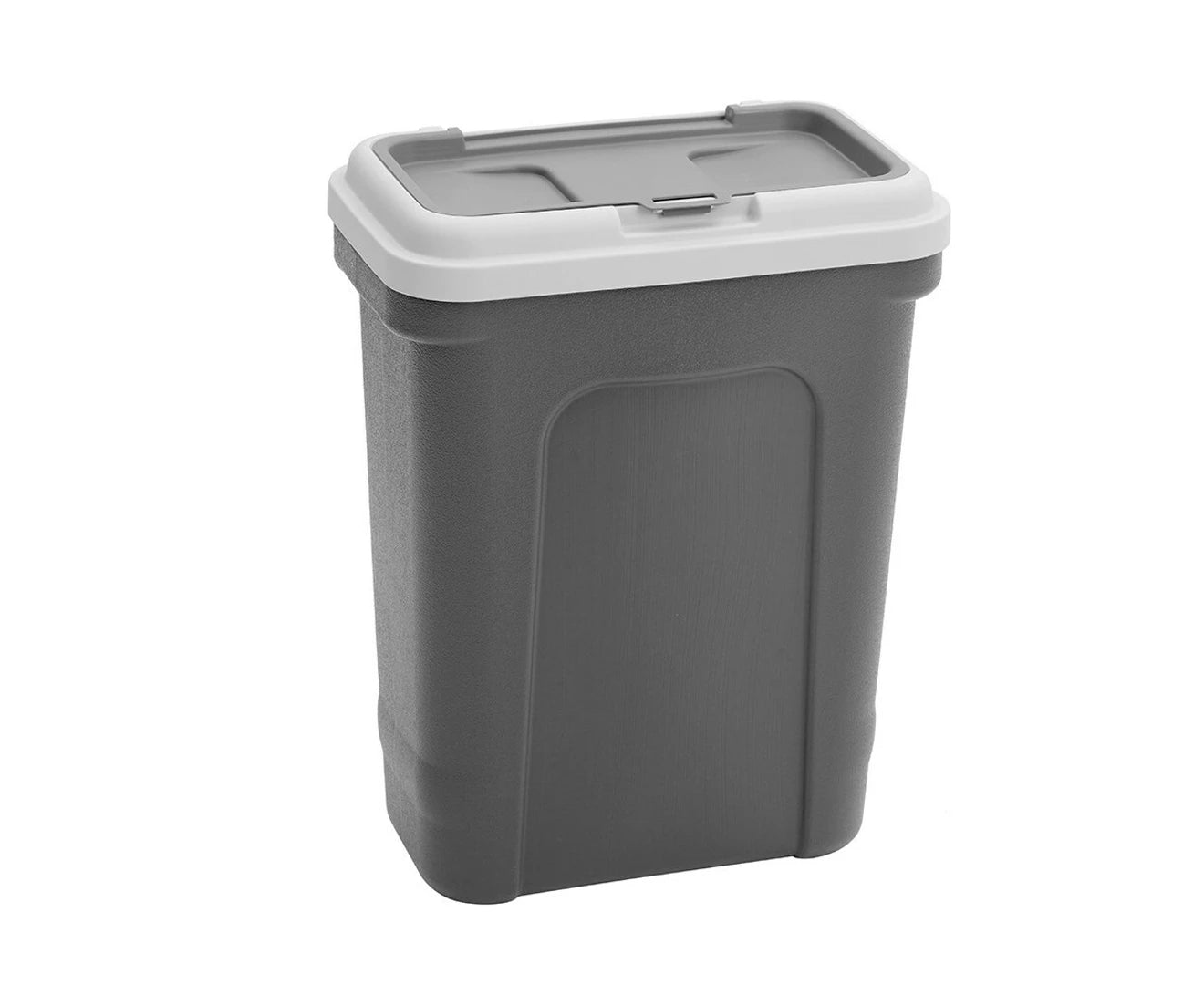 43X57Cm 45L W/Scoop Pet Dry Food Storer Bin Storage Container Grey