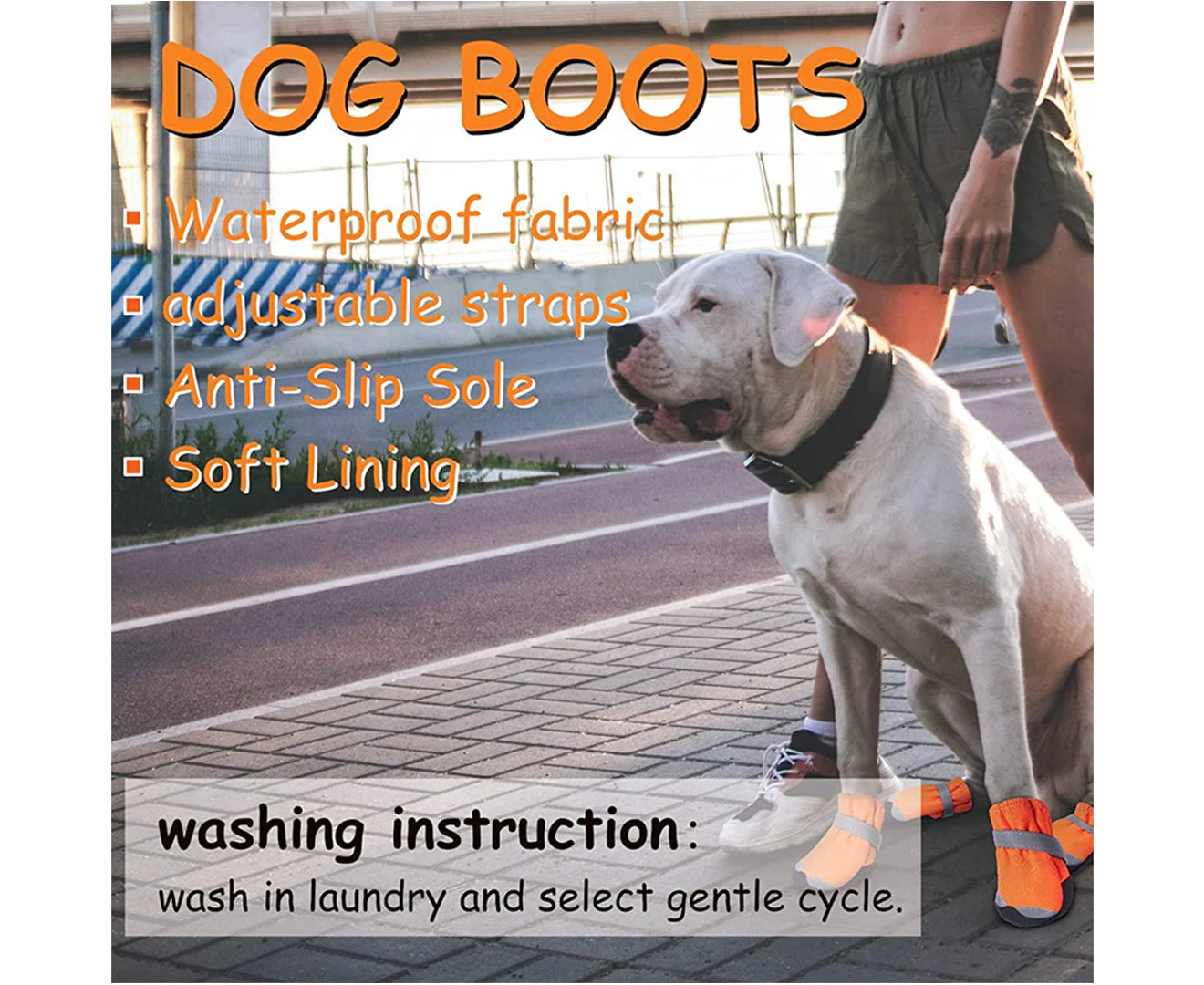 Dog Shoes for Summer Hot Pavement Boots Large Medium Dogs Waterproof Paw Protector