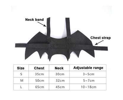 Dog Bat Costume - Halloween Pet Costume Bat Wings Dog Costume Pet